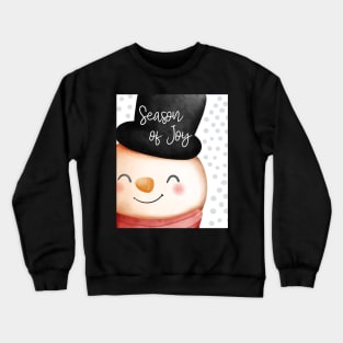 Cute Christmas Snowman Crewneck Sweatshirt